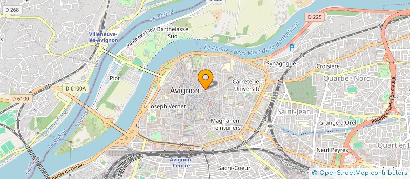 localisation de l'entreprise SUNWAY SA à AVIGNON