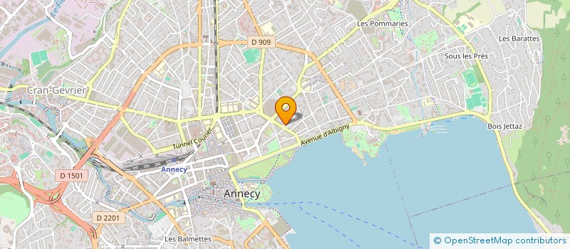 localisation de l'entreprise SUNWIND COMPANY  ANNECY