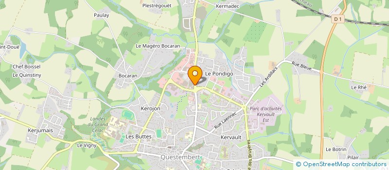 localisation de l'entreprise SUNYVIZION  QUESTEMBERT