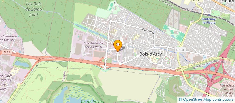 localisation de l'entreprise SUONG INVEST  BOIS-D'ARCY