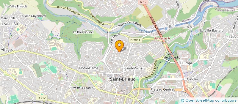 localisation de l'entreprise SUP'ARMOR à SAINT-BRIEUC