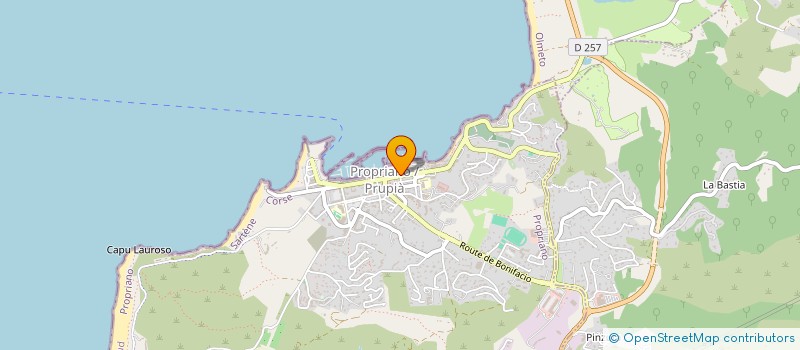 localisation de l'entreprise SUP CORSE PRODUITS à PROPRIANO