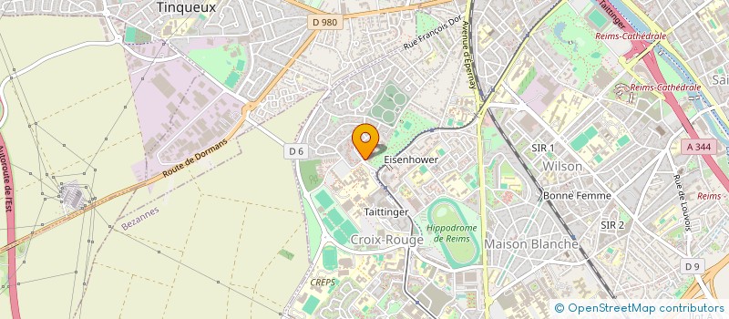 localisation de l'entreprise SUP D' AVIRON  REIMS