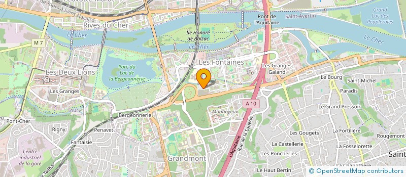 localisation de l'entreprise SUP DE CO ENTREPRISES à TOURS