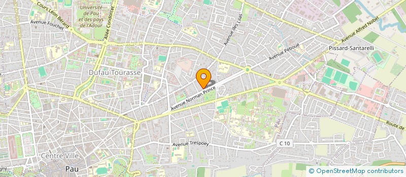 localisation de l'entreprise SUP DE COURS à PAU