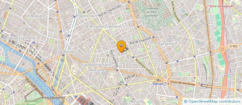 localisation de l'entreprise SUP DE VALLES à PARIS