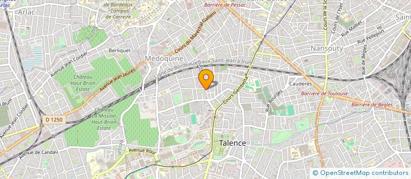 localisation de l'entreprise SUP'EIRBEEROS  TALENCE