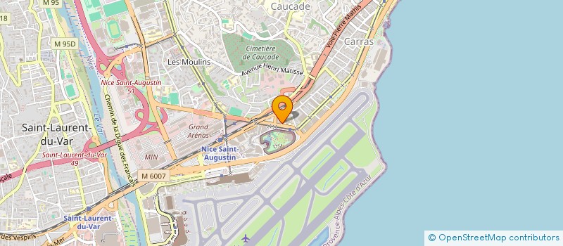 localisation de l'entreprise SUP-FORMATION NICE à NICE