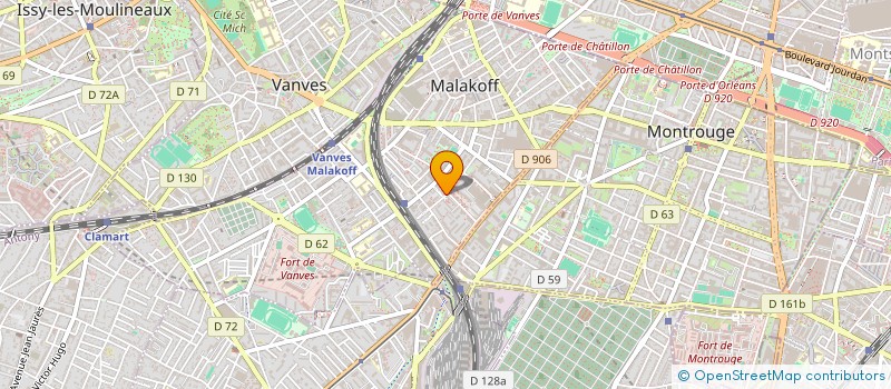 localisation de l'entreprise SUP GALLIENI à MALAKOFF