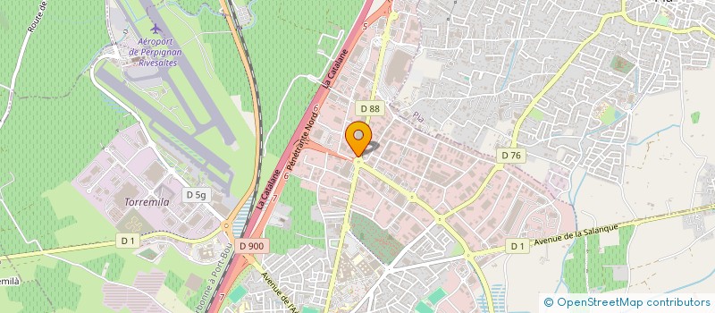 localisation de l'entreprise SUP'HAIR  PERPIGNAN