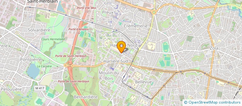 localisation de l'entreprise SUP HARLIERE  SAINT-HERBLAIN