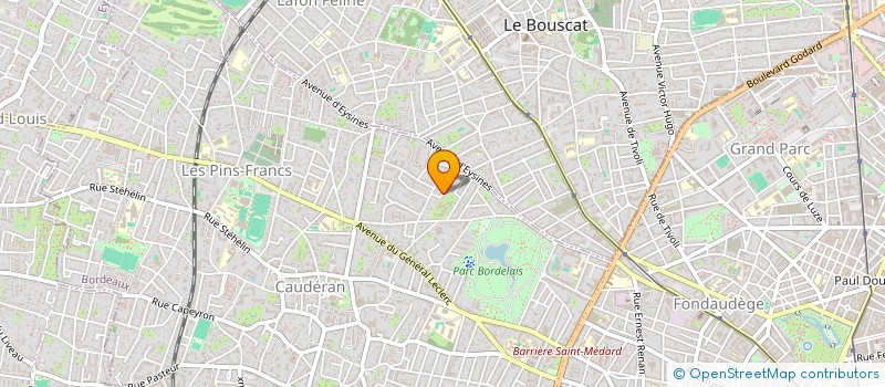 localisation de l'entreprise SUP IMMO SASU  BORDEAUX