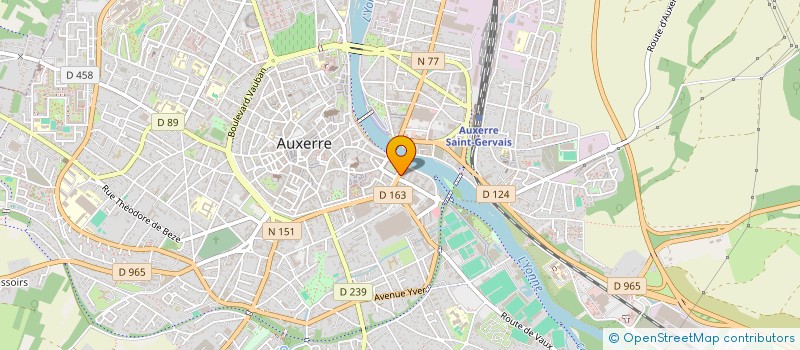 localisation de l'entreprise SUP INTERIM 03 à AUXERRE