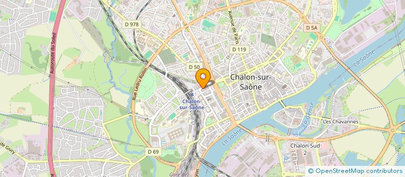 localisation de l'entreprise SUP INTERIM 04 à CHALON-SUR-SAONE