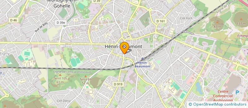 localisation de l'entreprise SUP INTERIM 27 à HENIN-BEAUMONT