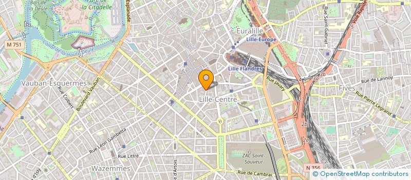 localisation de l'entreprise SUP INTERIM 33 à LILLE