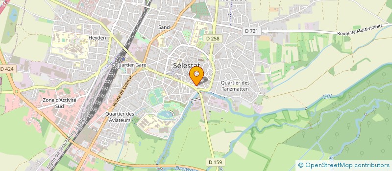 localisation de l'entreprise SUP INTERIM 34  SELESTAT