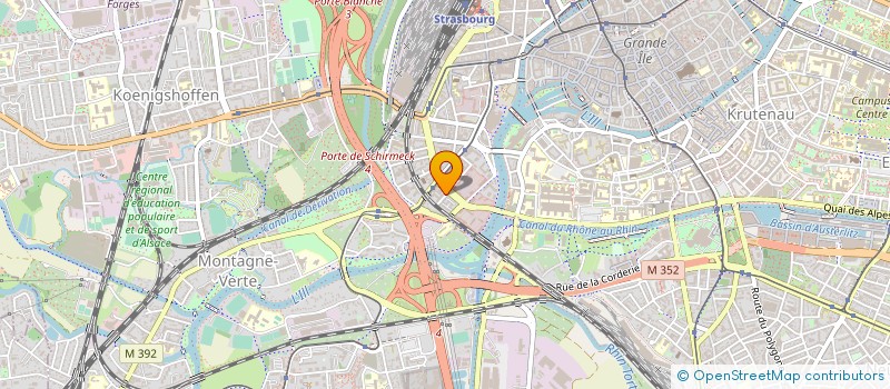 localisation de l'entreprise SUP INTERIM 36 à STRASBOURG