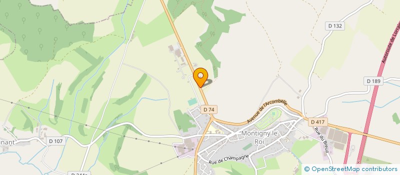 localisation de l'entreprise SUP INTERIM 52 à VAL-DE-MEUSE
