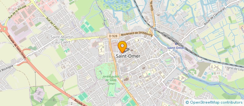 localisation de l'entreprise SUP INTERIM 56 à SAINT-OMER