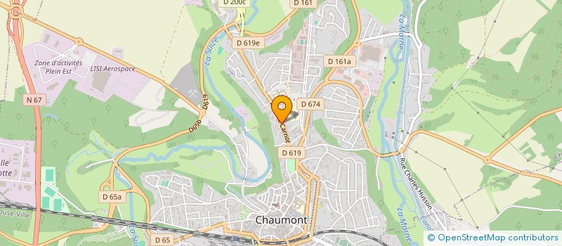 localisation de l'entreprise SUP INTERIM 73 à CHAUMONT