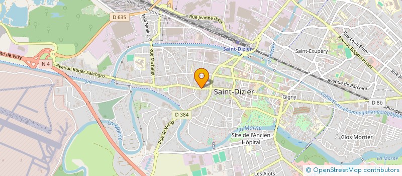 localisation de l'entreprise SUP INTERIM 78 à SAINT-DIZIER