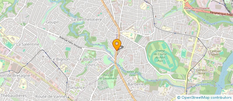 localisation de l'entreprise SUP INTERIM 92  ORVAULT