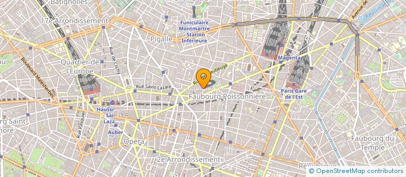 localisation de l'entreprise SUP LAMARTINE à PARIS