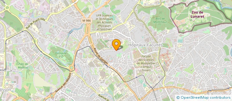 localisation de l'entreprise SUP PERFORM à MONTPELLIER