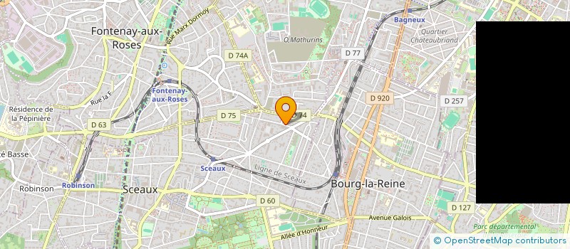 localisation de l'entreprise SUP PORT à SCEAUX