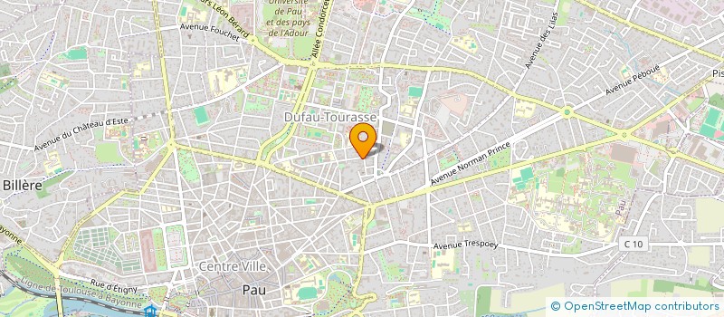 localisation de l'entreprise SUP'PREPA CLASSE PREPARATOIRE SEMI-INTEGREE à PAU