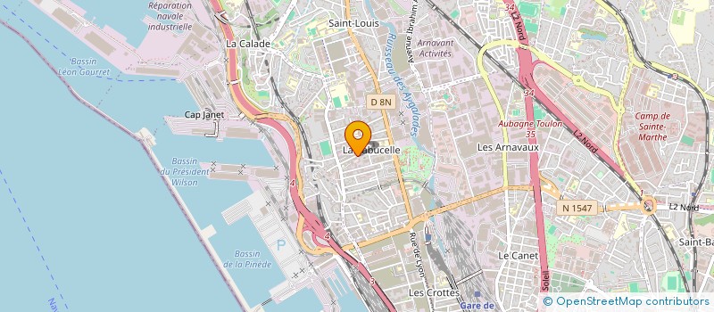 localisation de l'entreprise SUP'R à MARSEILLE