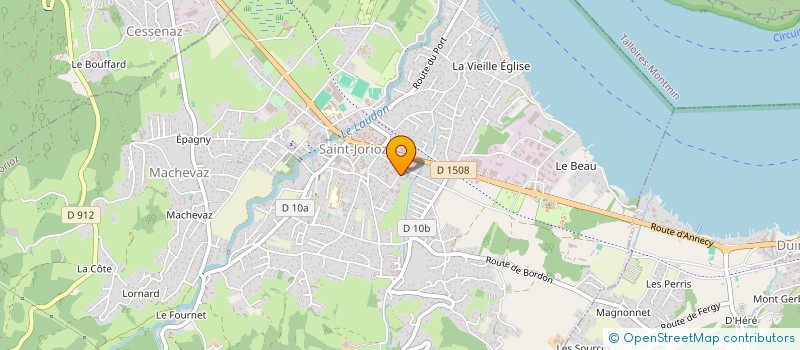 localisation de l'entreprise SUP'R SCOPE  SAINT-JORIOZ