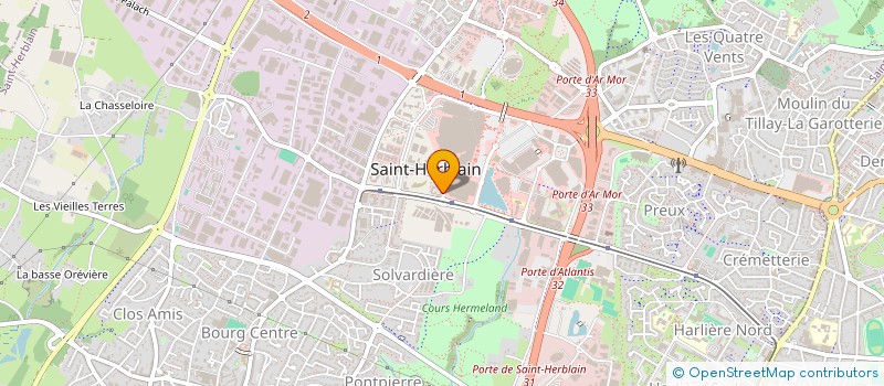 localisation de l'entreprise SUP'RISE à SAINT-HERBLAIN