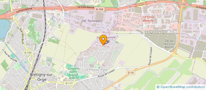 localisation de l'entreprise SUPADIS à LE PLESSIS-PATE