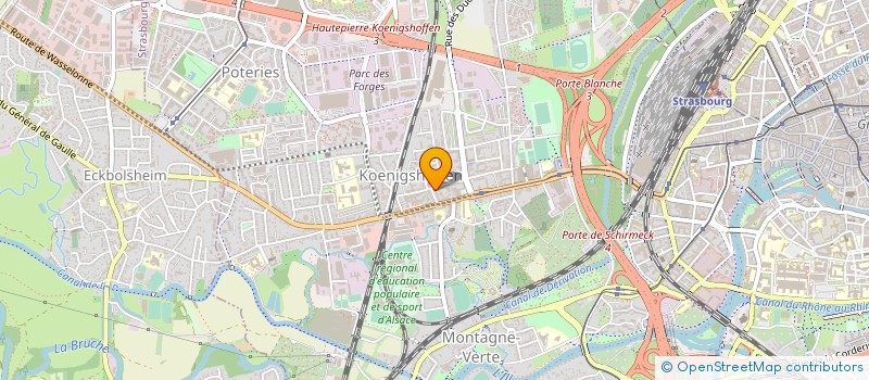localisation de l'entreprise SUPANZ à STRASBOURG