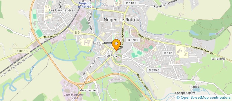 localisation de l'entreprise SUPARTY à NOGENT-LE-ROTROU