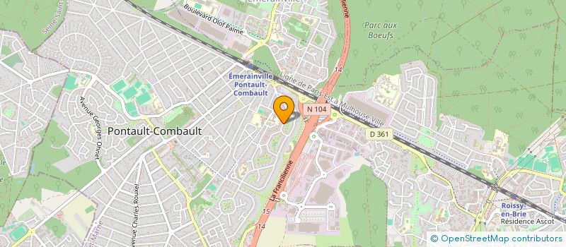 localisation de l'entreprise SUPARZAN  PONTAULT-COMBAULT