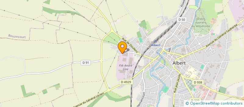 localisation de l'entreprise SUPEC à ALBERT