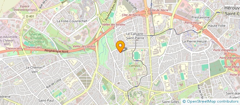 localisation de l'entreprise SUPER 32 à CAEN