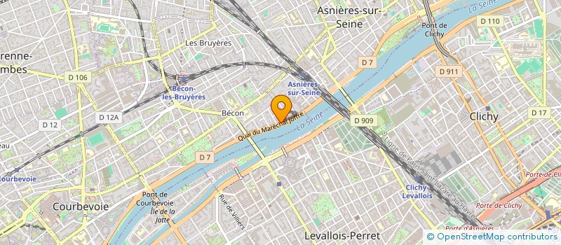 localisation de l'entreprise SUPER 35 PRODUCTION à COURBEVOIE
