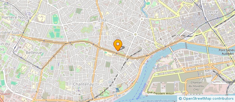 localisation de l'entreprise SUPER 8 à NANTES