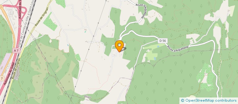 localisation de l'entreprise SUPER ALLAN  ALLAN