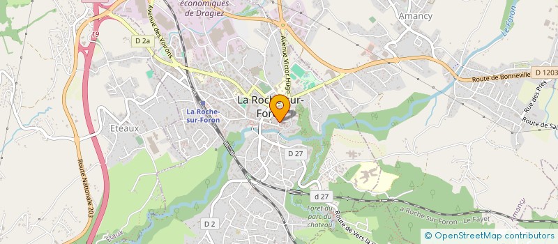 localisation de l'entreprise SUPER ARCHITECTURES à LA ROCHE SUR FORON