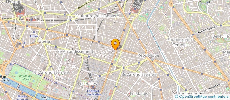 localisation de l'entreprise SUPER B-DIFFUSION TRAMWAY à PARIS