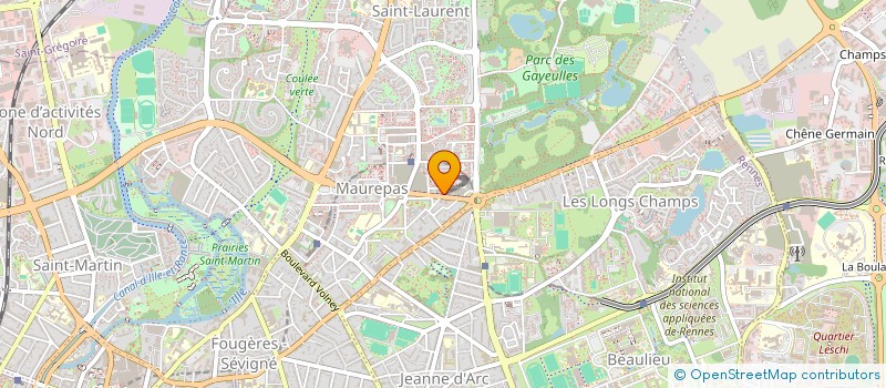 localisation de l'entreprise SUPER BETON  RENNES