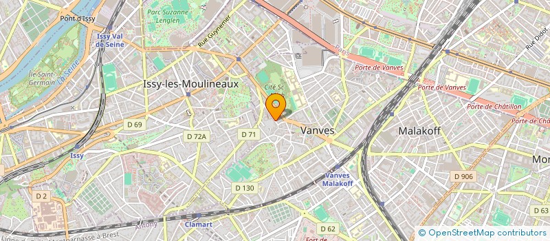 localisation de l'entreprise SUPER BOITE à VANVES