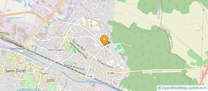 localisation de l'entreprise SUPER BRAGARD à SAINT-DIZIER