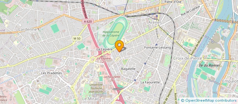 localisation de l'entreprise SUPER BRUT  TOULOUSE