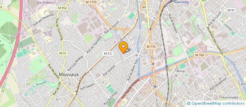 localisation de l'entreprise SUPER CAPITAL HOOK  TOURCOING